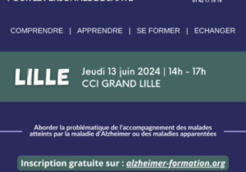 formation sur la maladie d'Alzheimer lille 13 juin 2024